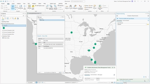 Thumbnail for Disable attachments in ArcGIS Pro