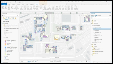Thumbnail for entry ArcGIS Indoors: Configuring Hotel Space with Microsoft 365 in ArcGIS Online