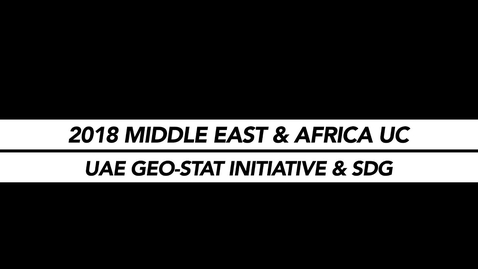 Thumbnail for entry Geo-stat Initiative and UAE SDGs