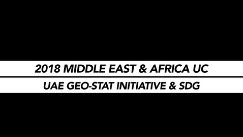 Thumbnail for Geo-stat Initiative and UAE SDGs