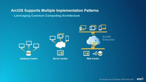 Thumbnail for Accessing Your Enterprise Geodatabase using SQL