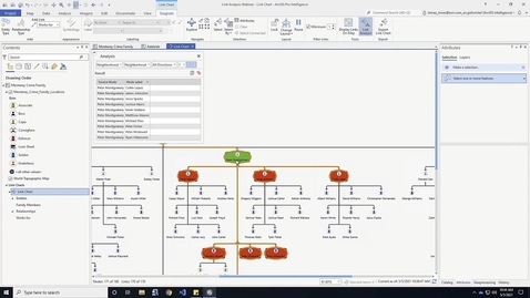 Thumbnail for entry Link Analysis with ArcGIS Pro Intelligence