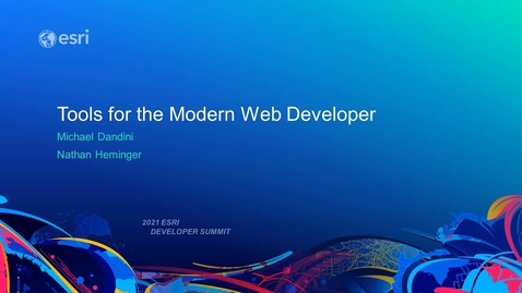 Thumbnail for entry Tools for the Modern Web Developer