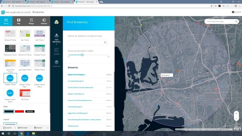 Thumbnail for Extending the Web AppBuilder for ArcGIS