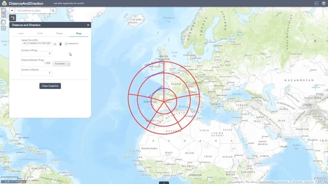 Thumbnail for entry Military Tools for ArcGIS in Web AppBuilder: Using Distance and Direction