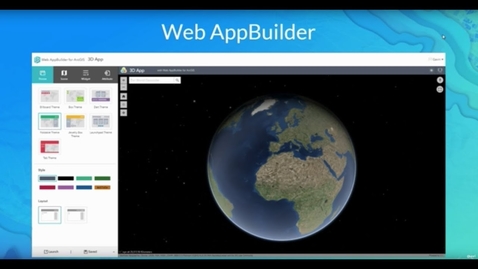 Thumbnail for Web AppBuilder for ArcGIS: Advanced Development Tools and Techniques