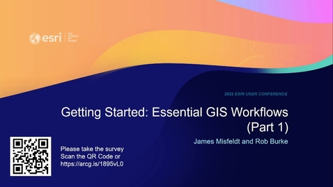 Thumbnail for entry Getting Started: Essential GIS Workflows (Part 1)
