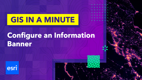 Thumbnail for Configure an Information Banner