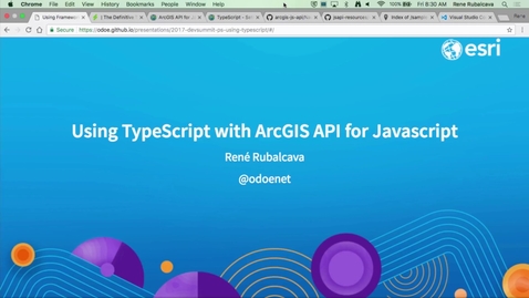Thumbnail for Using TypeScript with ArcGIS API for JavaScript