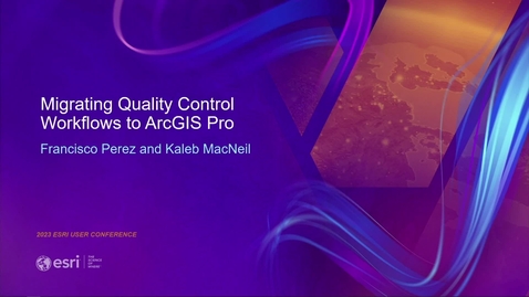 Thumbnail for ArcGIS Data Reviewer: Migrating Quality Control Workflows to ArcGIS Pro