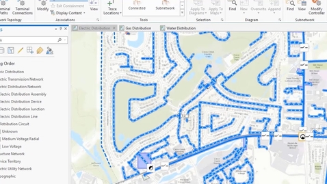 Thumbnail for Overview of the ArcGIS Utility Network