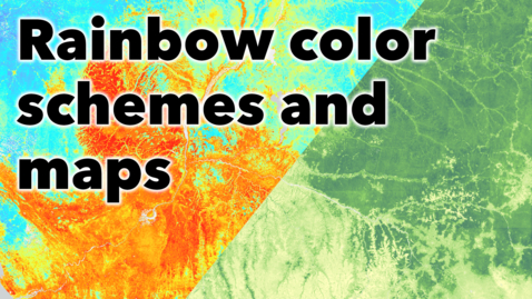 Thumbnail for Rainbow color schemes and maps