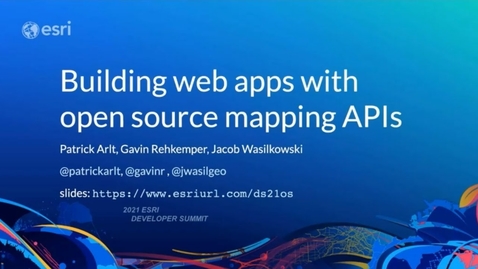 Thumbnail for entry Building Web Apps with Open Source Mapping APIs