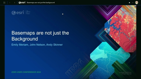 Thumbnail for ArcGIS Living Atlas of the World: Basemaps Are Not Just the Background