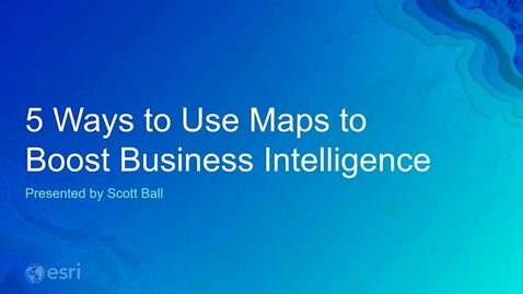 Thumbnail for ArcGIS Maps for Power BI: 5 Ways to Boost Your Business Intelligence