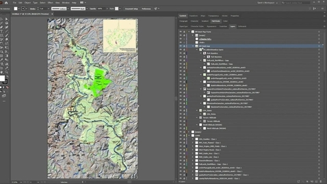 Thumbnail for ArcGIS Maps for Adobe Creative Cloud: An Introduction (UC 2021)