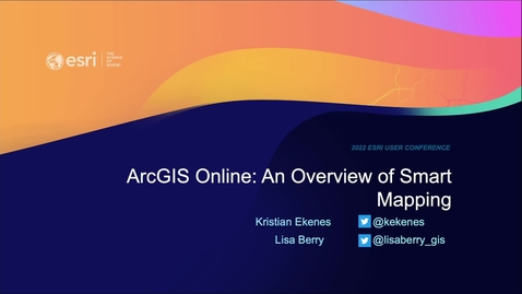 Thumbnail for entry ArcGIS Online: An Overview of Smart Mapping