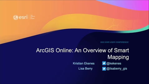 Thumbnail for ArcGIS Online: An Overview of Smart Mapping