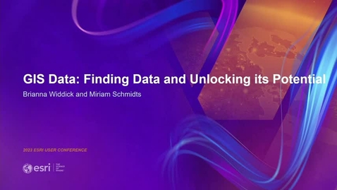 Thumbnail for entry Finding GIS Data and Unlocking its Potential  