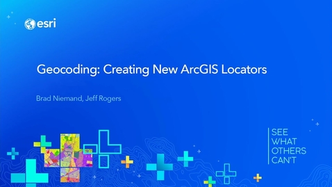 Thumbnail for Geocoding: Creating New ArcGIS Locators