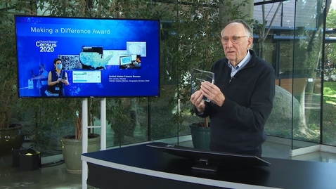 Thumbnail for Esri FedGIS 2021 Making a Difference Award - United States Census Bureau