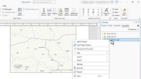 Thumbnail for entry Unable to Disable the Add To New Projects Option for an item in ArcGIS Pro