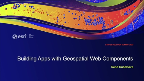 Thumbnail for entry Building Apps with Geospatial Web Components