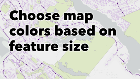 Thumbnail for Choose map colors based on feature size