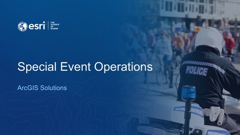 Thumbnail for Special Event Operations