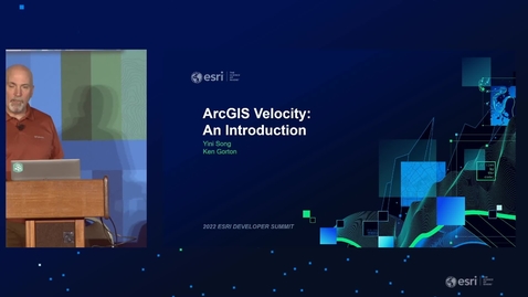 Thumbnail for ArcGIS Velocity: An Introduction (First Session)