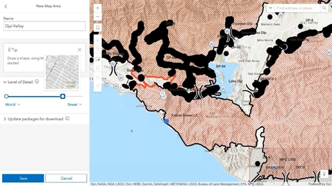Thumbnail for entry Mobile Tools for Mapping Wildfires: Collector for ArcGIS