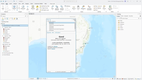 Thumbnail for Use ArcGIS Living Atlas portal item files in ArcGIS Pro