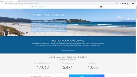 Thumbnail for ArcGIS Hub Whats New NZEUC 2018