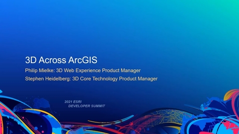 Thumbnail for 3D Across ArcGIS