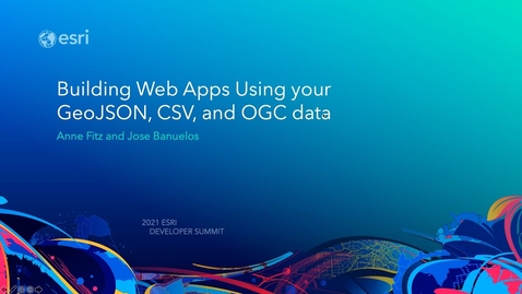 Building Web Apps Using Your GeoJSON, CSV, OGC Data
