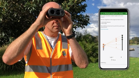 Thumbnail for entry ArcGIS Survey123: Take Measurements with Laser Tech Rangefinders