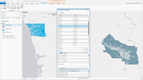Thumbnail for Aggregate Parcels using Data Assistant