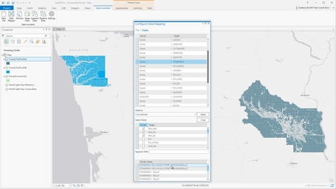 Thumbnail for entry Aggregate Parcels using Data Assistant