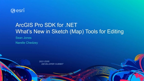 Thumbnail for entry ArcGIS Pro SDK for .NET: What’s New in Sketch (Map) Tools for Editing