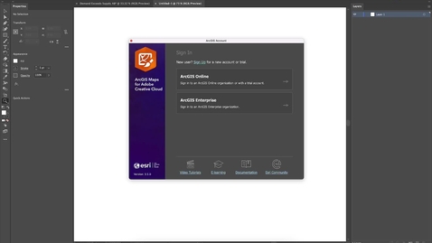 Thumbnail for ArcGIS Maps for Adobe Creative Cloud August 2023 Release