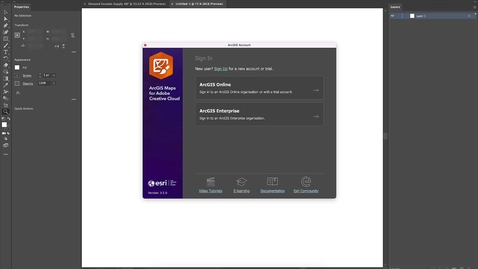 Thumbnail for entry ArcGIS Maps for Adobe Creative Cloud August 2023 Release