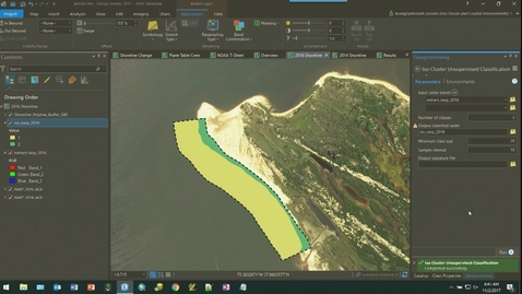 Thumbnail for entry Coastal Management –  Automatic Shoreline Delineation and Change Detection Analysis