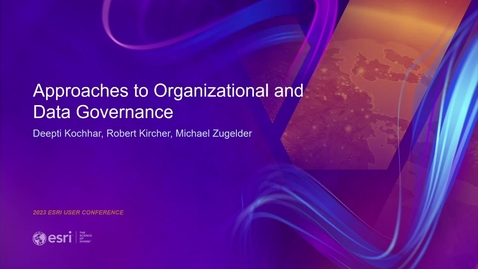 Thumbnail for Approaches to Organizational and Data Governance