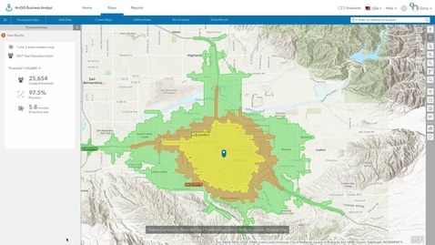 Thumbnail for Create Threshold Areas in Business Analyst