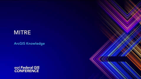 Thumbnail for ArcGIS Knowledge and Project Homeland