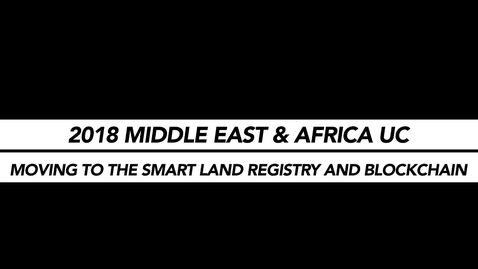 Thumbnail for Moving to the Smart Land Registry and Blockchain