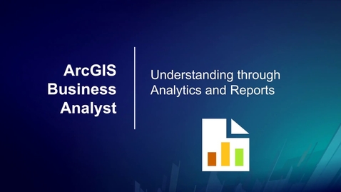 Thumbnail for ArcGIS Business Analyst: An Introduction