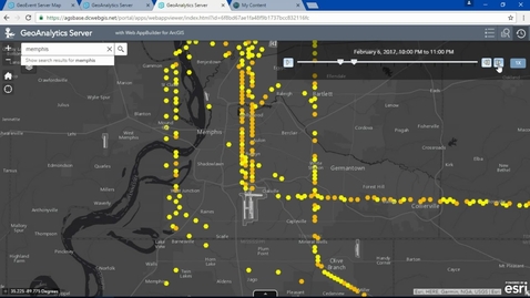 Thumbnail for entry GeoAnalytics Server: Big Data Analytics