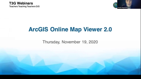 Thumbnail for entry ArcGIS Map Viewer 11-2020