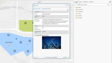 Thumbnail for entry Interact with pop-ups in ArcGIS Pro